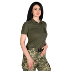 Жіноче поло Pani Army ID LT Олива (8080), XL