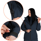 Жіноча куртка Stalker SoftShell Темно-синя (7443), XXXL - зображення 3