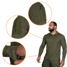 Поло CM Army ID Long CoolPass Pique Олива (7368), XXXL - изображение 4