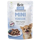 Влажный корм Brit Care Dog Mini Fillets In Gravy для взрослых собак малых и миниатюрных пород с олениной