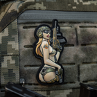 Нашивка M-Tac Tactical girl №4 PVC MM14 - изображение 3