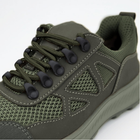 Шкіряні літні кросівки OKSY TACTICAL Olive cross NEW арт. 070104-setka 44 розмір - зображення 10