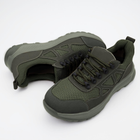 Шкіряні літні кросівки OKSY TACTICAL Olive cross NEW арт. 070104-setka 41 розмір - зображення 4