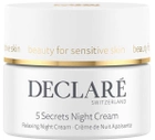 Нічний крем для обличчя Declare Stress Balance 5 Secrets Night Cream 50 мл (9007867007853) - зображення 1
