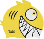 Шапка для плавания Aqua Speed ZOO Pirana 9700 пиранья, желтый Дит OSFM
