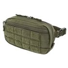 Сумка поясна Sturm Mil-Tec FANNY PACK MOLLE Olive 23,5 x 6 x 12 cm (13512501)