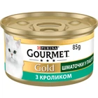 Влажный корм Gourmet Gold террин с кроликом 85 г