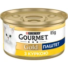 Упаковка влажного корма для кошек Purina Gourmet Gold Паштет с курицей