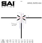 Оптичний приціл SAI 1-6x24 сітка MIL-A RAF. Black - зображення 8