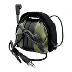 Активні захисні навушники Earmor M32 MOD3 з гарнітурою (olive) - изображение 4