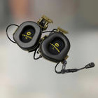 Навушники Earmor M32 c кріпленням на шолом HD-ACC-08, активні, зі знімним мікрофоном та гарнітурою, Койот - зображення 6