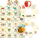 Пазл Headu Ecoplay Giant Alphabet Book 28 деталей (8059591428641) - зображення 1