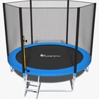 Батут FunFit 252 см з захисною сіткою та драбиною