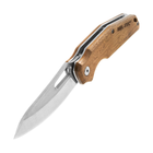 Ніж складний Sturm Mil-Tec Wood Folding Knife with Blade Steel (15317700) - изображение 2