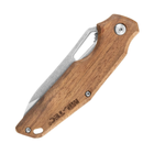 Ніж складний Sturm Mil-Tec Wood Folding Knife with Blade Steel (15317700) - изображение 5