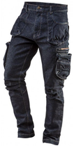 Spodnie robocze NEO Tools Denim 81-229 81-229 3XL Granatowe (5907558439557) - obraz 1