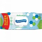 Влажные салфетки антибактериальные Superfresh , с клапаном 120 шт.