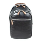 Чоловічий рюкзак шкіряний Ashwood 4555 Black (Чорний)