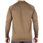 Футболка з довгим рукавом швидковисихаюча TACTICAL LONG SLEEVE SHIRT QUICKDRY S DARK COYOTE - зображення 3