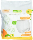 Трусы одноразовые гигиенические Baby Team размер М-L 5 шт (0040)
