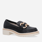 Loafersy damskie skórzane Venezia HA-026 36 23.7 cm Czarne (5906140383049) - obraz 2