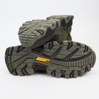 Кожаные летние ботинки OKSY TACTICAL Оlive 43 размер арт. 070112-setka - изображение 10