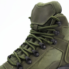 Шкіряні демісезонні черевики OKSY TACTICAL Olive арт. 070112-cordura 45 розмір - зображення 7