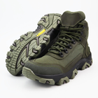 Шкіряні демісезонні черевики OKSY TACTICAL Olive арт. 070112-cordura 46 розмір - зображення 1