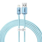 USB кабель для iPhone iPad с разъемом Lightning Baseus Crystal Shine Series (2.4A, 1.2m). Sky Blue