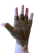 Рукавички тактичні KOMBAT UK Alpha Fingerless Tactical Gloves L 5060545657478 - изображение 8