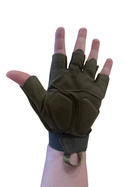 Рукавички тактичні KOMBAT UK Alpha Fingerless Tactical Gloves M 5060545657584 - изображение 7