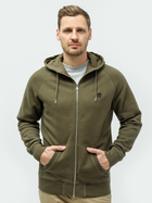 Bluza męska rozpinana streetwear z kapturem Timberland TB0A2BNB S Khaki (194116666363) - obraz 1