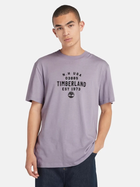 T-shirt męski bawełniany Timberland TB0A5UF7 L Fioletowy (194903902667)