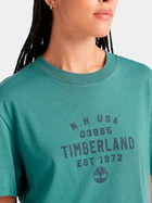 T-shirt męski bawełniany Timberland TB0A5UF7 L Zielony (194903902506) - obraz 3