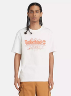 T-shirt męski bawełniany Timberland TB0A5UFU M Biały (194903902414)