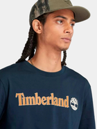 Футболка бавовняна довга чоловіча Timberland TB0A5UPQ L Синя (194902997251) - зображення 4