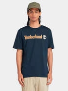 T-shirt męski bawełniany Timberland TB0A5UPQ S Niebieski (194902997046)