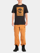 T-shirt męski bawełniany Timberland TB0A5WQQ S Czarny (194902955299) - obraz 3