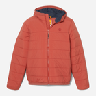 Kurtka puchowa męska z kapturem Timberland TB0A6G39 XL Pomarańczowa (772259965224) - obraz 4