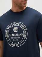 T-shirt męski bawełniany Timberland TB0A6GF5 XL Granatowy (196247862003) - obraz 4