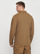 Футболка Поло тактическая с длинным рукавом Tactical Long Sleeve Polo Shirt Quick Dry M DARK COYOTE - изображение 4