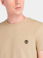 T-shirt męski bawełniany Timberland TB0A2BPR S Beżowy (194902952397) - obraz 4