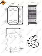 Радіатор масляний EASY FIT, NRF (31263)