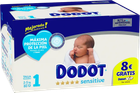 Підгузки Dodot Sensitive Розмір 1 2-5 кг 80 шт (8001841987255)