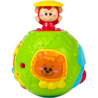 Розвиваюча іграшка Smily Play WinFun Roll 'N Pop Jungle Activity Ball (4895038507784) - зображення 2