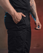 Армійські чоловічі штани на гумці Bandit 2XL чорні (11470) - зображення 5