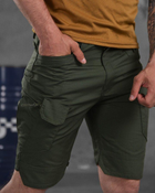 Тактичні чоловічі шорти з подовженими колінами L олива (87460) - зображення 4