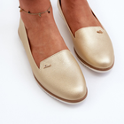 Loafersy damskie Enzla 39 Złociste (5905677174427) - obraz 6