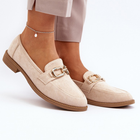 Loafersy damskie Misal 37 Beżowe (5905677080728) - obraz 5