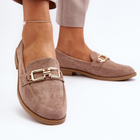 Loafersy damskie Misal 40 Jasnobeżowe (5905677080575) - obraz 5